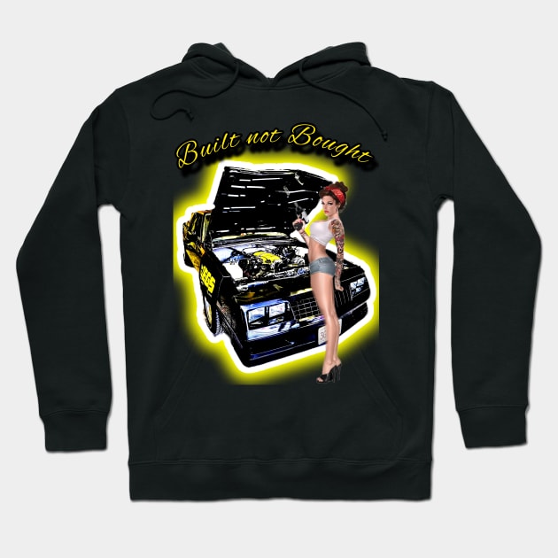 Built not Bought No Background Hoodie by C.S.P Designs 